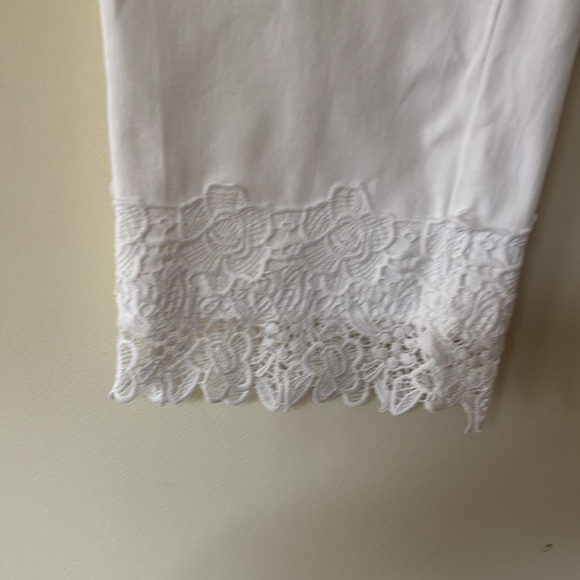 Earl Jeans White 2 Front Pockets 2 Back Patch Pockets Zipper And Button Size 20W - Picture 5 of 14